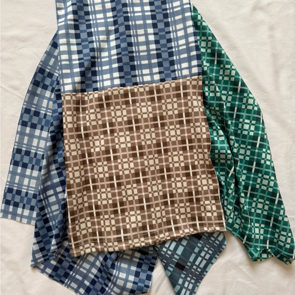 Patchwork Flared Jeans - image 8